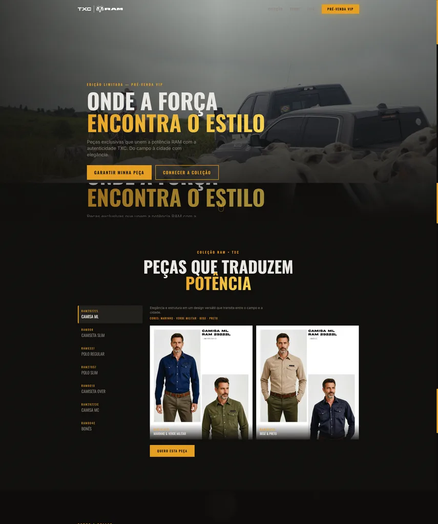 Desenvolvimento de site e conteúdo - Projeto TXC Querência