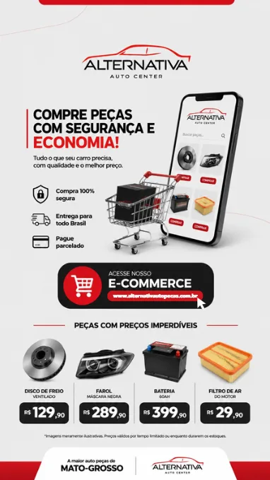 Arte de feed para a Alternativa Auto Center