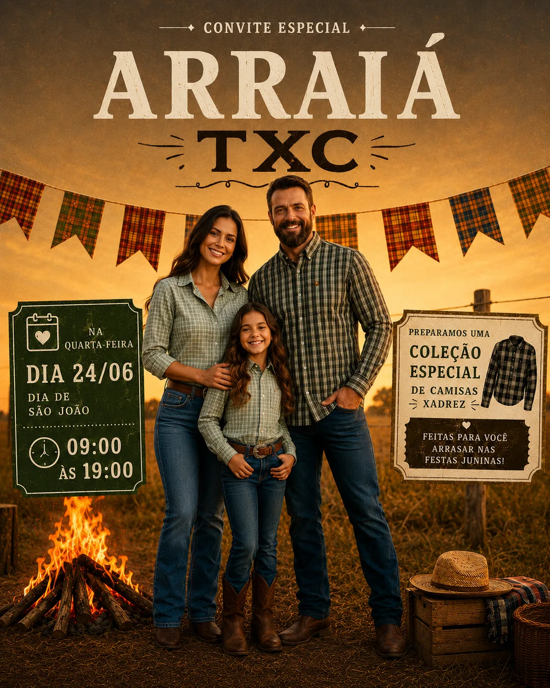 Arte de feed para a TXC Querência