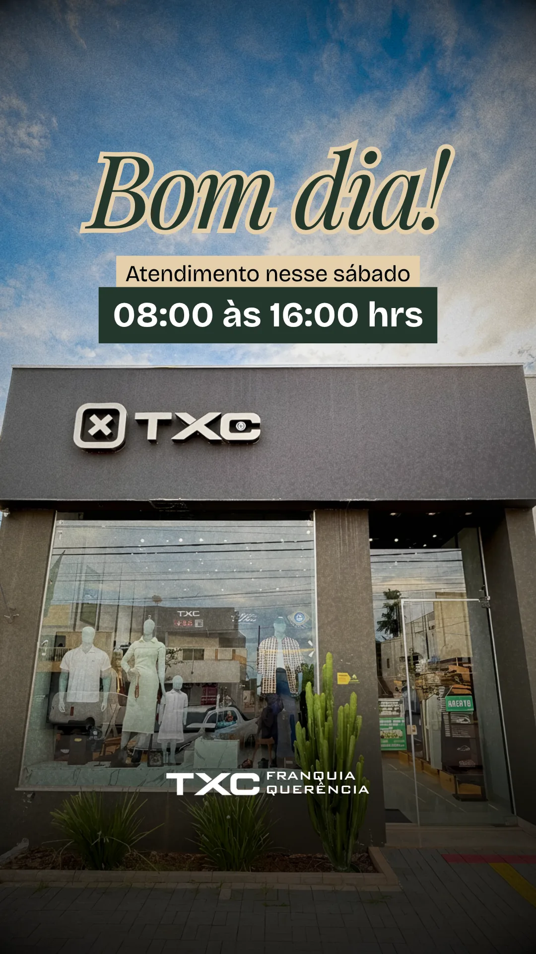 Arte de feed para a TXC Querência